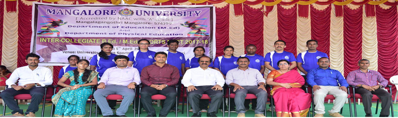 MANGALORE UNIVERSITY DEPARTMENT OF PHYSICAL EDUCATION Dr. Gerald Santhosh  D'Souza Director of Physical Education Mangalore Unive